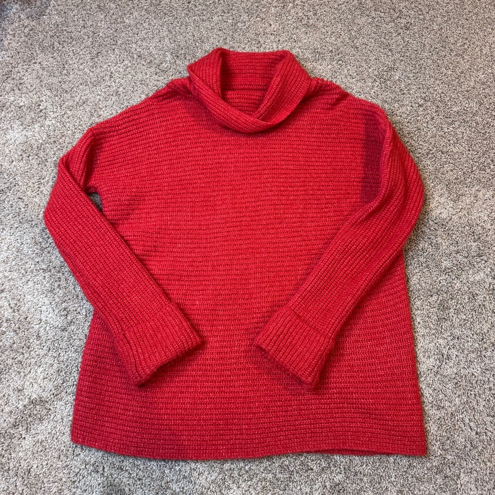 PILCRO Red Cowl-neck Sweater - Picture 4 of 5